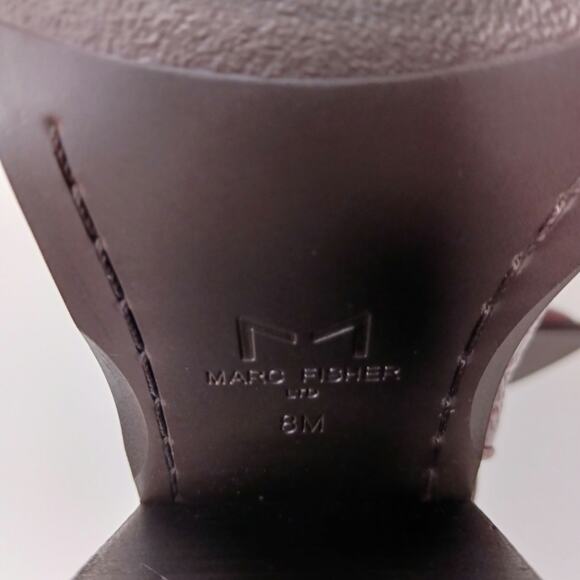 Marc Fisher Gona western Bootie, Leather upper, Women's size 8M - Picture 9 of 12